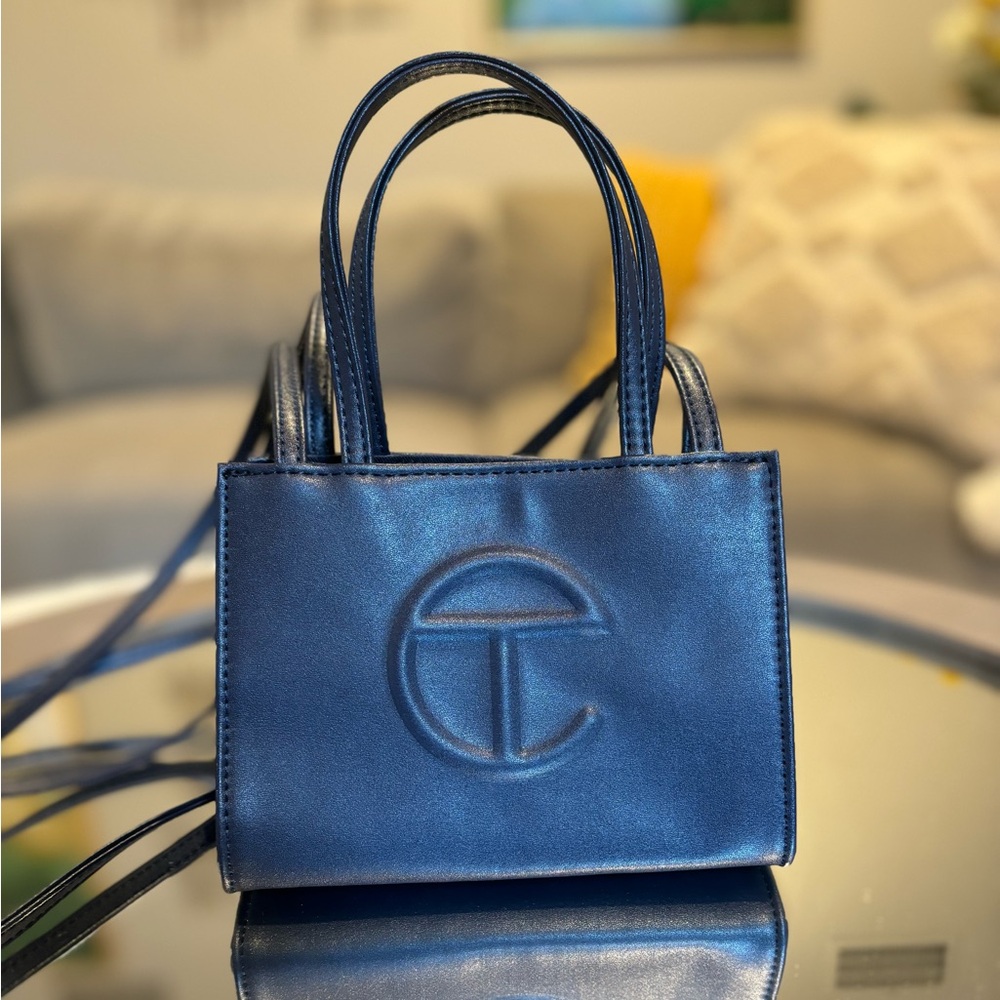 Telfar Small Shopping Bag - Navy
